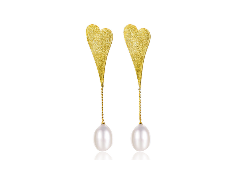 Heart Water Drop Earrings