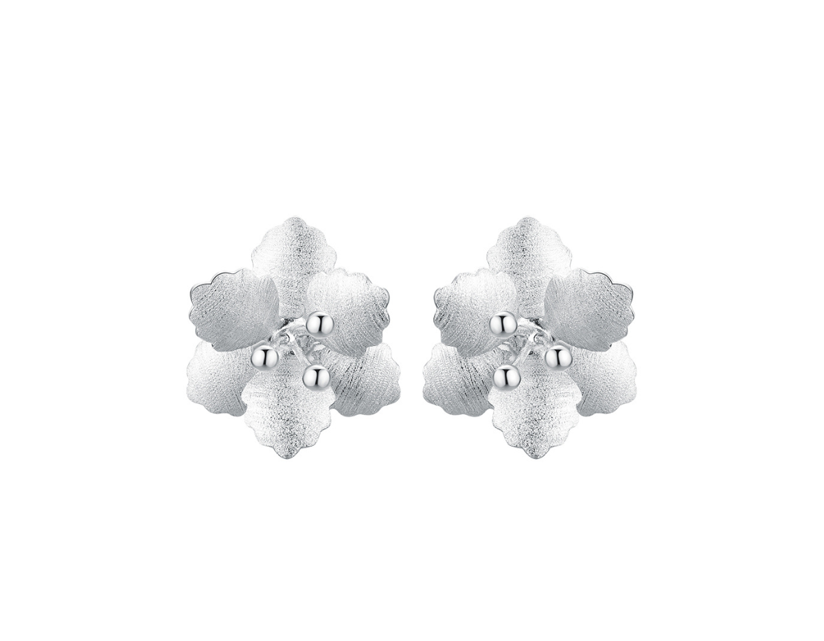 Elegant Flower Stud Earrings – Lotus Fun