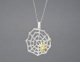 Spider and Web Pendant