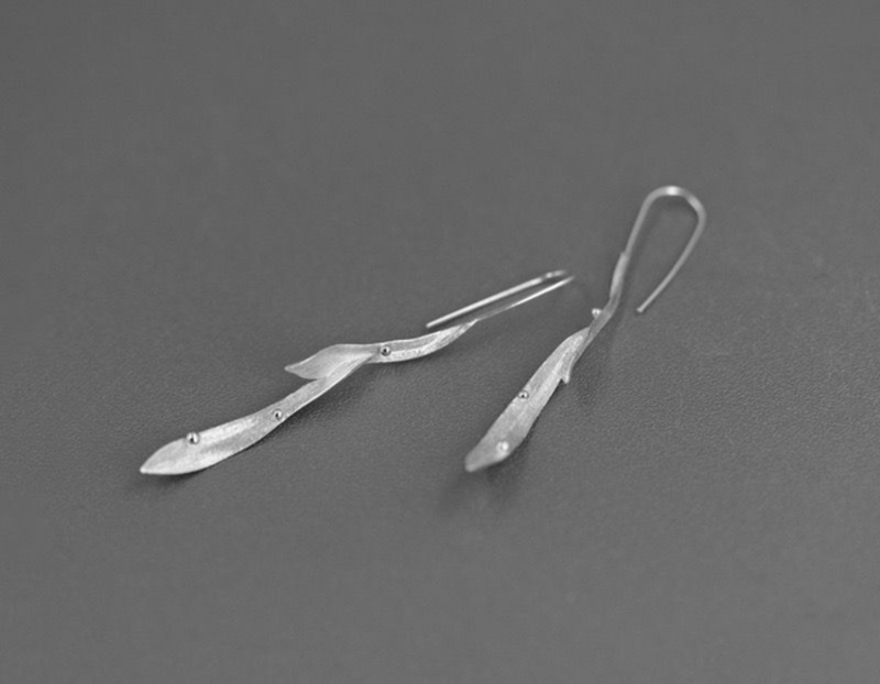 Willow Leaves Dangle Earrings