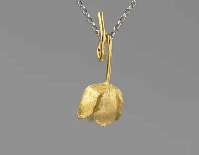 Magnolia Flower Pendant