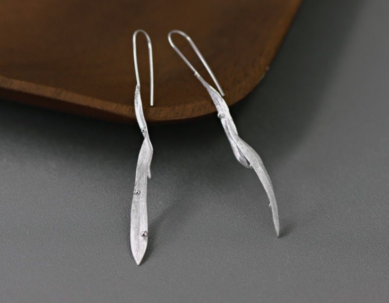 Willow Leaves Dangle Earrings