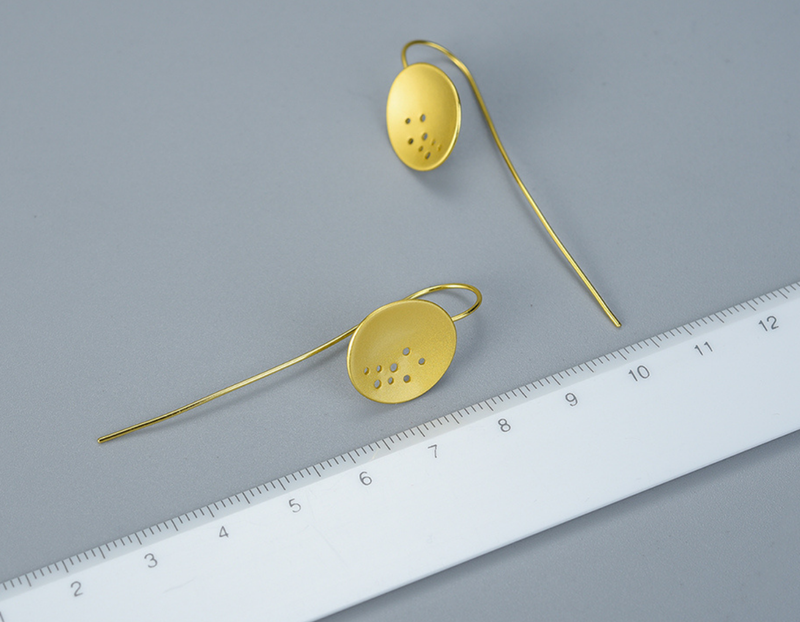 Hollow Round Dangle Earrings