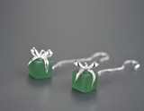 Gift Box Dangle Earrings