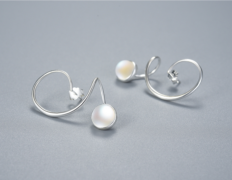 Moonstone Dangle Earrings