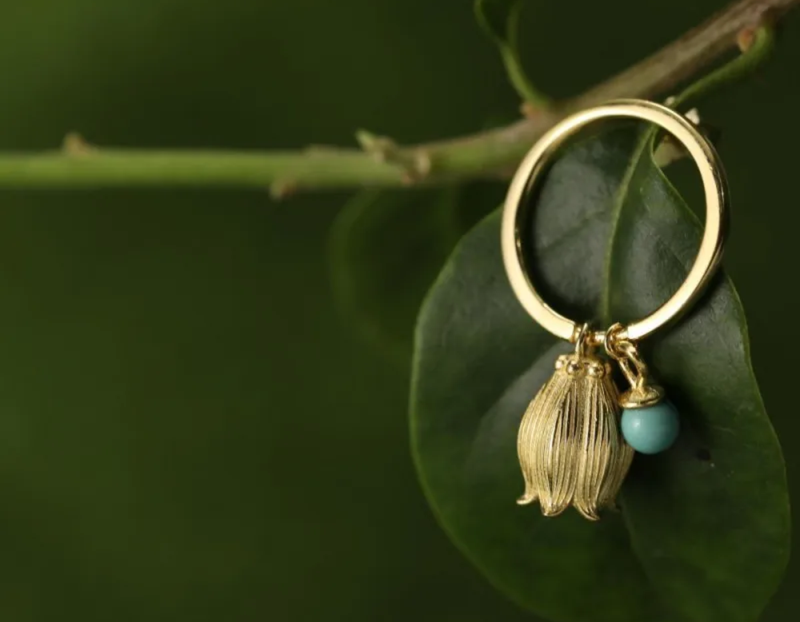 Lily of the Valley Drop Earrings