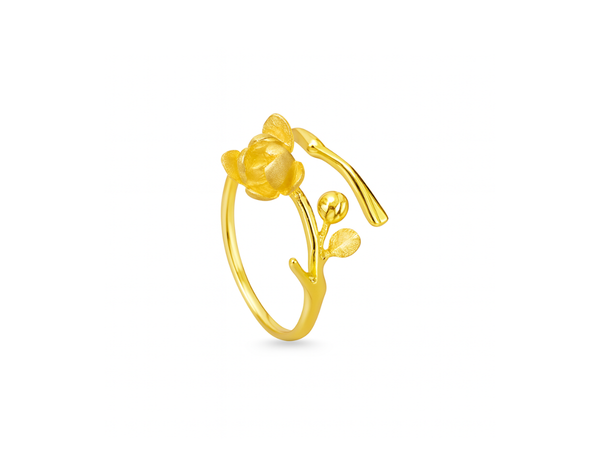 Winter Sweet Flowers and Buds Ring