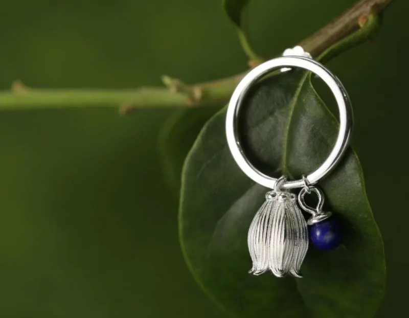 Lily of the Valley Drop Earrings