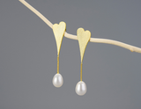 Heart Water Drop Earrings
