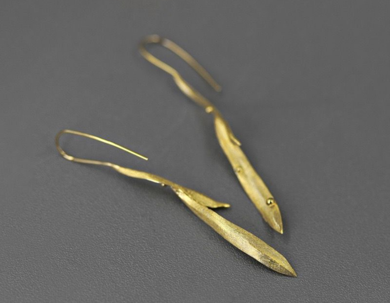 Willow Leaves Dangle Earrings