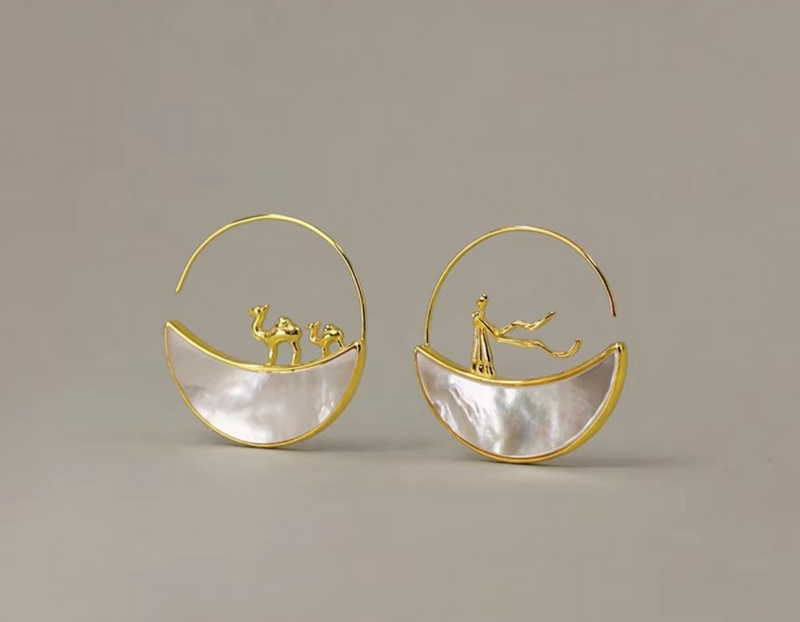 The Silk Road Hoop Earrings