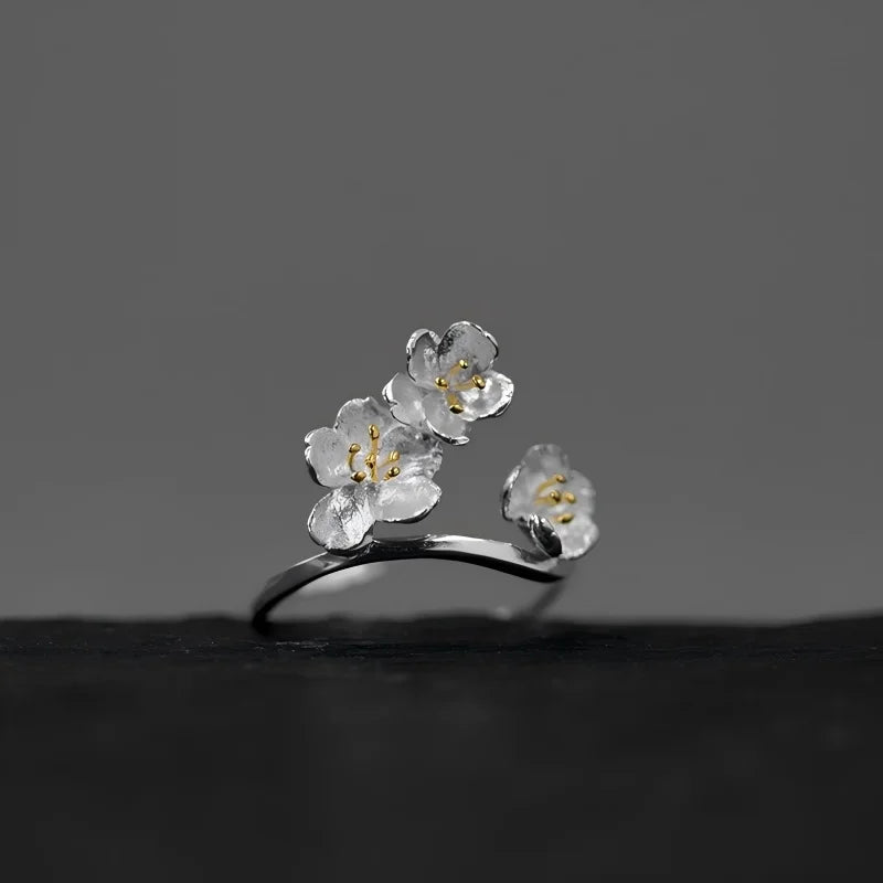 Plum Blossom Flower Ring