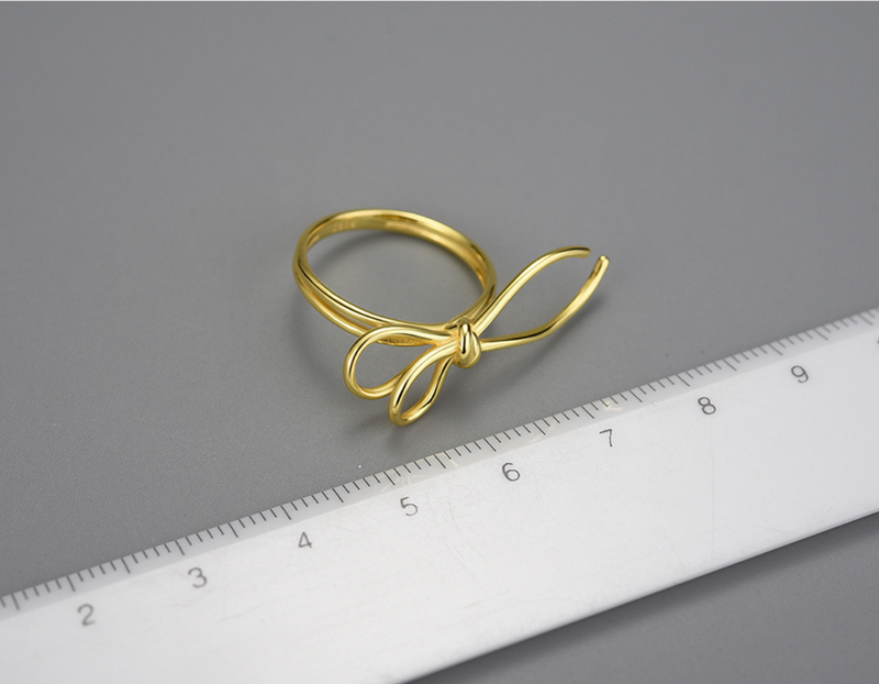 Lovely Knot Tassel Ring
