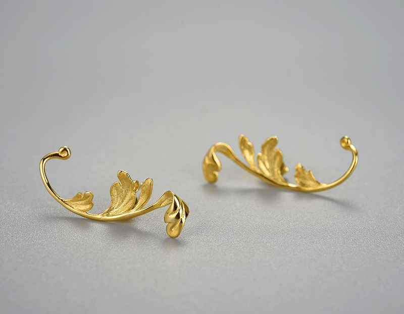 Acanthus Leaf Earring