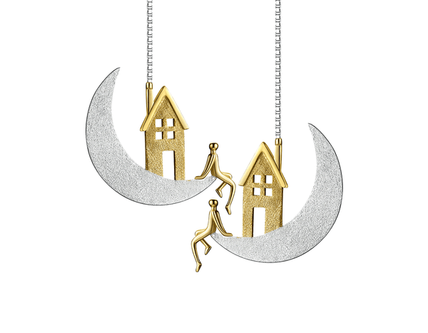 Home on the Moon Earring