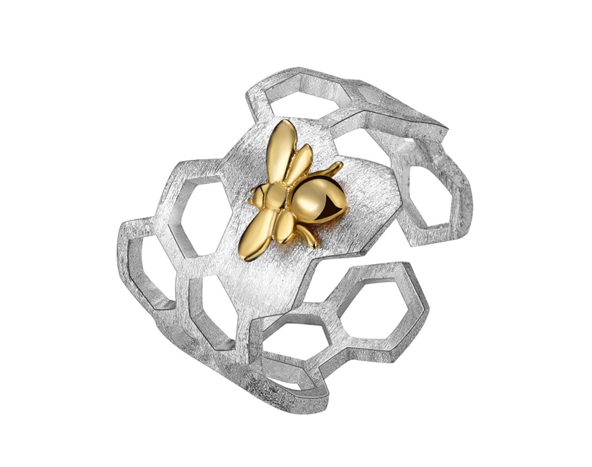 Lotus Fun - Orecchini in vero argento Sterling 925 placcato oro Lotus Fun - Orecchini in vero argento Sterling 925 placcato oro