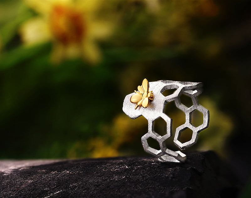 Honeycomb Ring - Lotus Fun