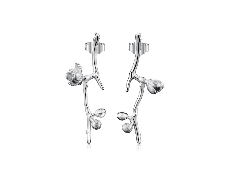 Plum Blossom Stud Earring II