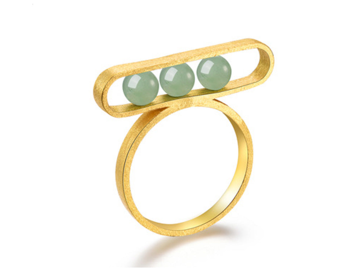 Sterling Silver | Balancing Ring - Lotus Fun