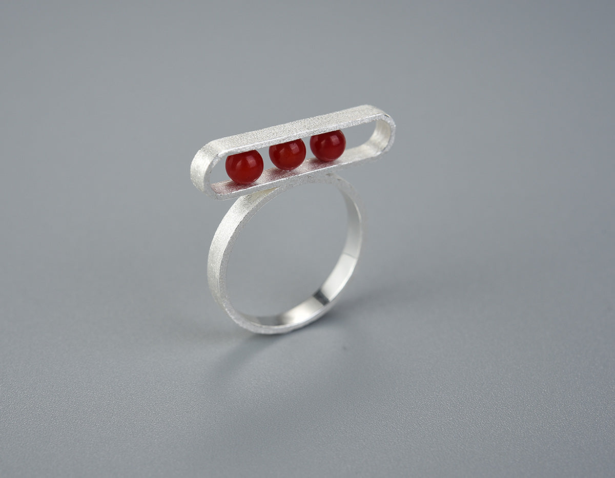 Sterling Silver | Balancing Ring - Lotus Fun