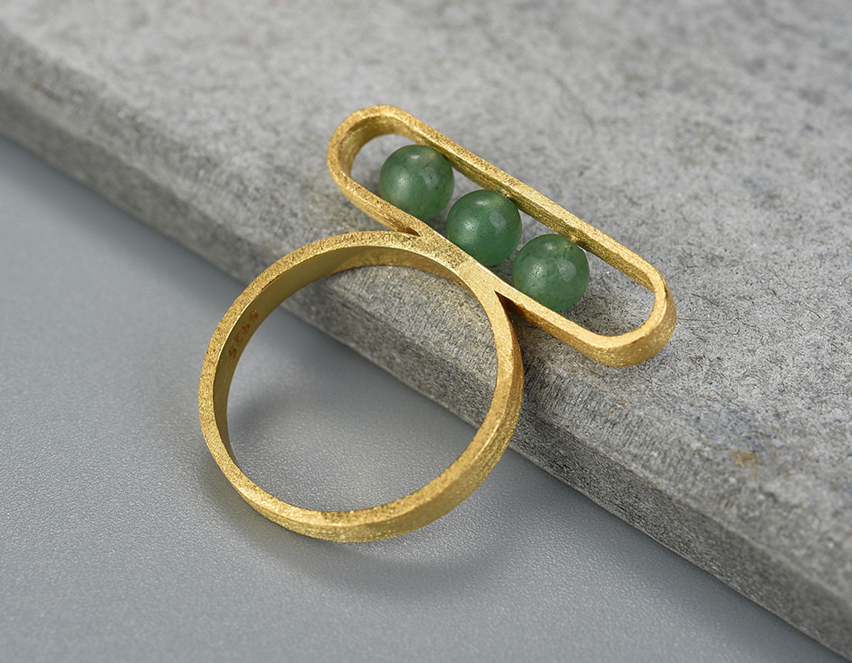 Sterling Silver | Balancing Ring - Lotus Fun