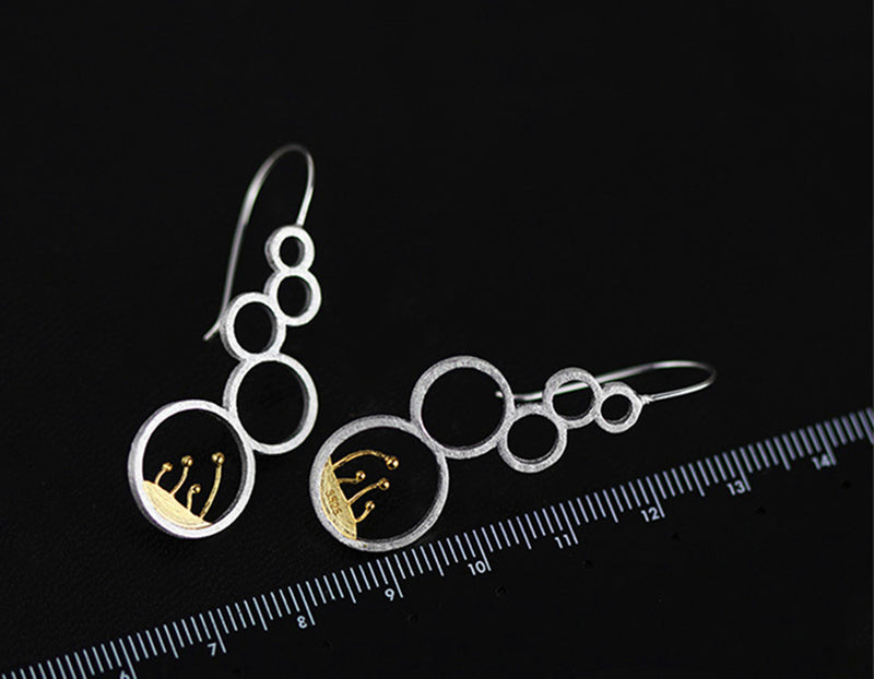 Flower Buds In a Circle Earring