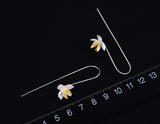 Silver Blooming Orchids Earring - Lotus Fun