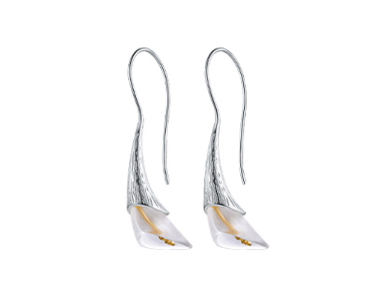 Sterling Silver | Calla Lily Earring - Lotus Fun