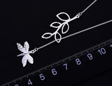 Dragonfly Leaves Necklace