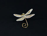 Cute Dragonfly Brooch - Lotus Fun