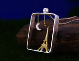 Night at the Eiffel Tower Pendant