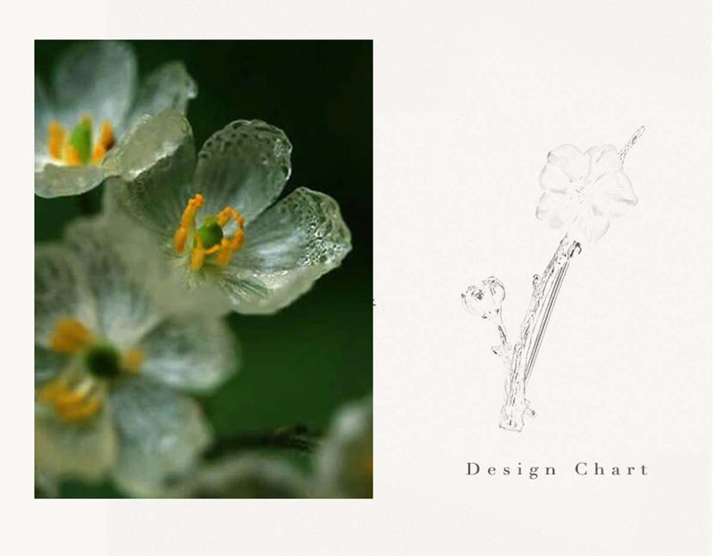 Flower in the Rain Brooch - Lotus Fun