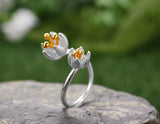 Fresh Blooming Flower Ring