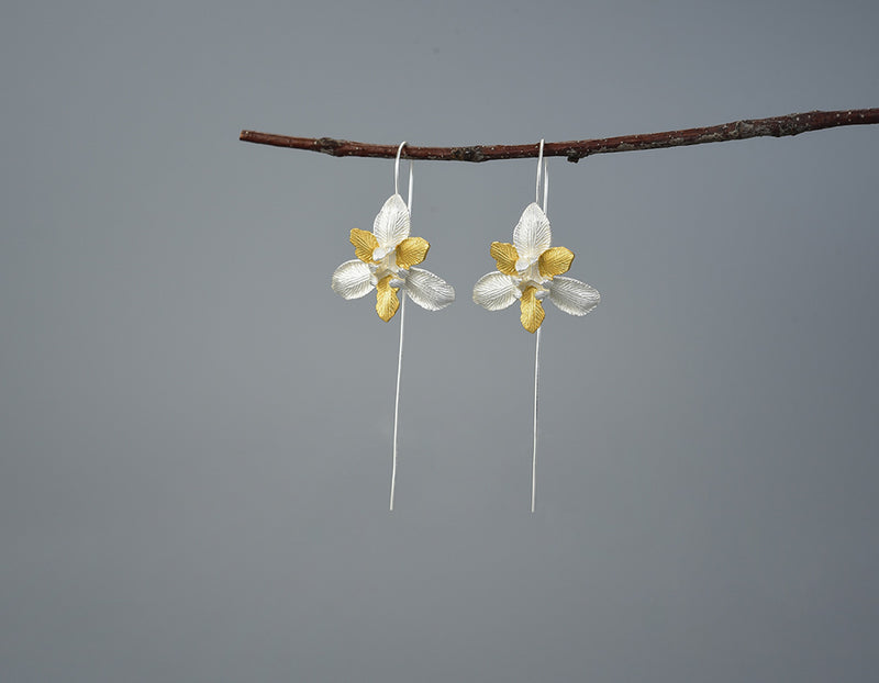 Iris Flower Earring