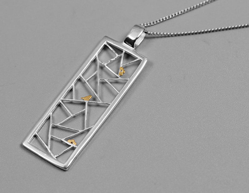 kirigami chain necklace