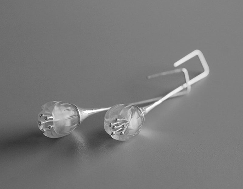 Lily of the Valley Flower Drop Earrings