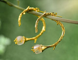 Gold Lily of the Valley II Earring - Lotus Fun