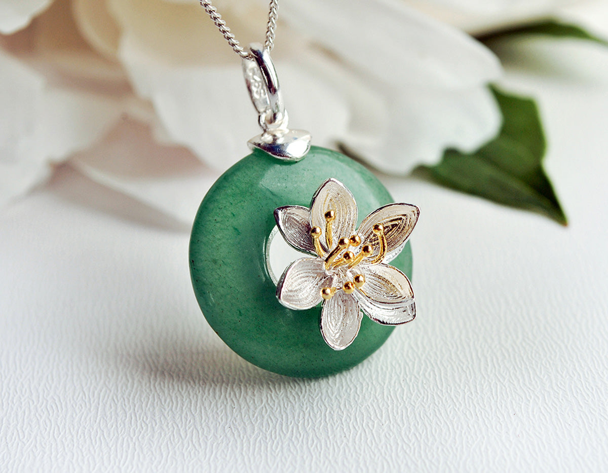 Sterling Silver Lotus Whispers Jewelry Set Lotus Fun