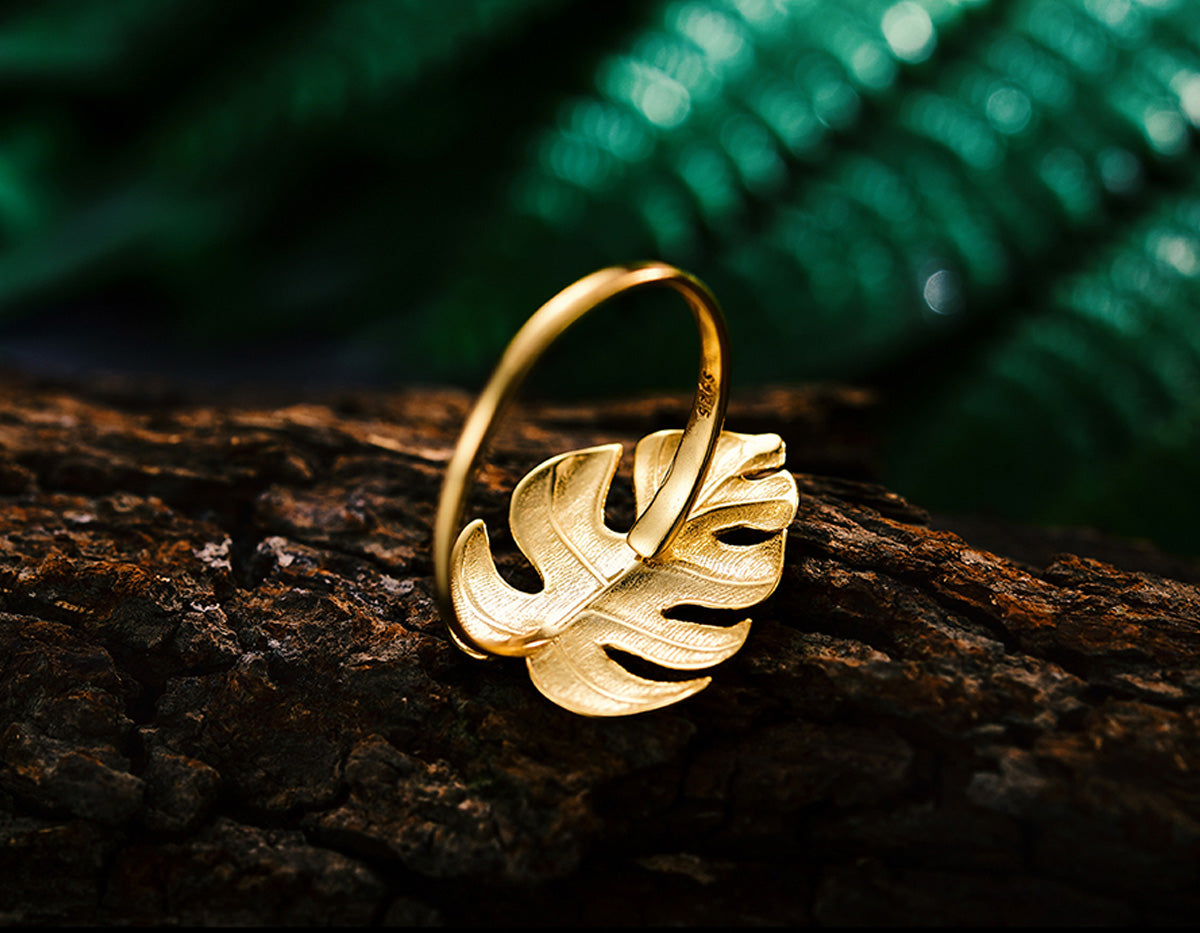 Sterling Silver | Monstera Leaf Ring