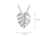 Monstera Leaf Pendant