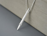 Needle Verticle Necklace
