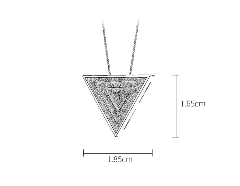 Triangle Epoxy Pendant