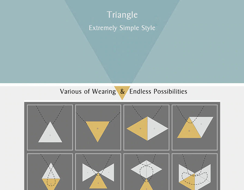 Triangle Stack Pendant