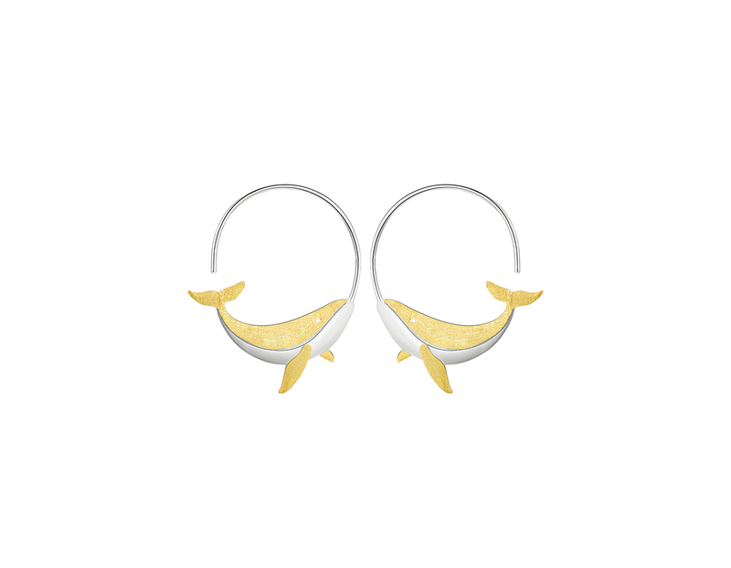 Whale Earring